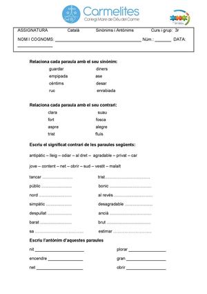 Sinònims I Antònims (3).
