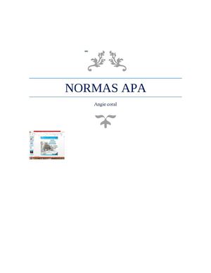Normas Apa Comentario