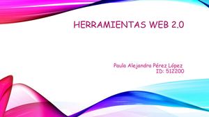 HERRAMIENTAS WEB 2.0