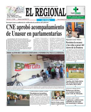 El Regional del Zulia 18-09-2015