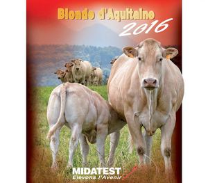 Catalogue taureaux MIDATEST Blonds d'Aquitaine 2016