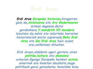 Erdi Aroa