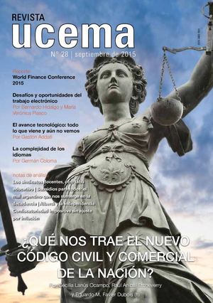 Revista UCEMA 28, septiembre 2015