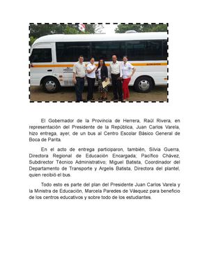 Bus Para Boca Parita