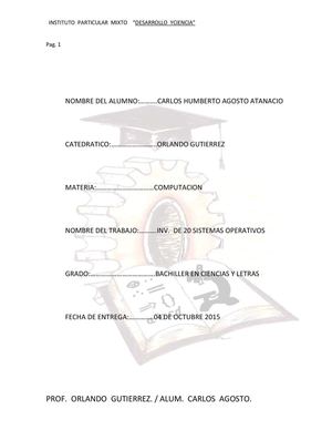 20 Sistemas Operativos