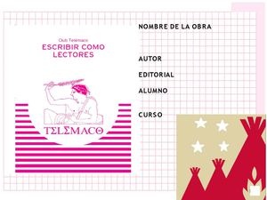Cartilla - Ojo de Nube (Club Telémaco, escribir como lectores)