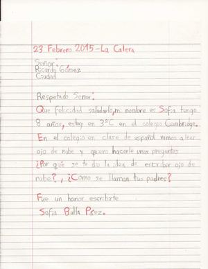 Cartas para el autor - 3C