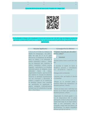 Estrategias Utilizadas En La Ejecucion Del Proyecto De Innovacion 2015 Codigos Qr