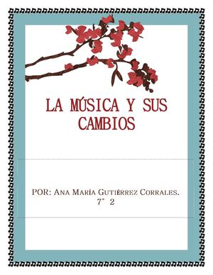 La Música Y Sus Cambios