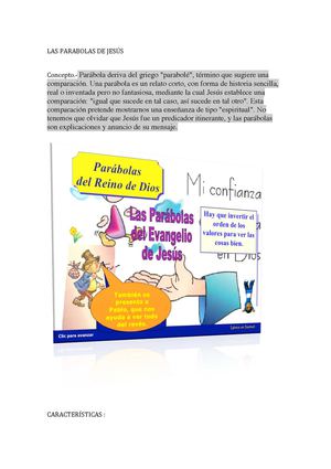 Las Parabolas De Jesús
