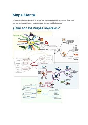 Mapa Mental Definicion Y Ejemplo