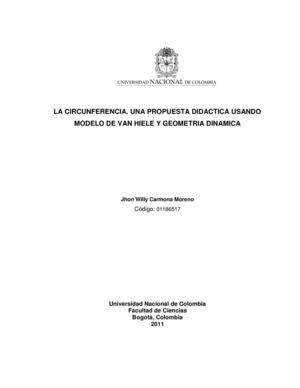 Circunferencia En Base A Van Hiele
