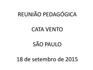 Reunião Pedagógica