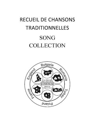 Recueil Chansons traditionnelles d'Europe