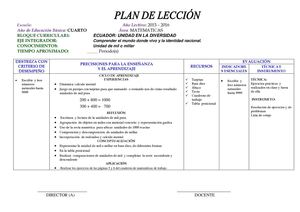 Matemáticas De Cuarto