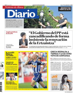 Diario de Noticias de Álava 20150921
