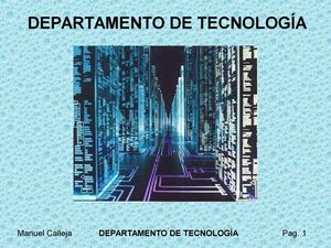 Presentación Asignatura Tecnología