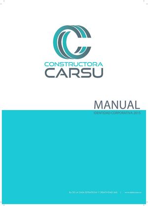 Manual Identidad Constructora Carsu
