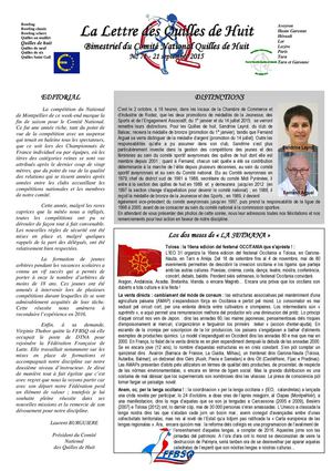Lettre N°71 Septembre 2015
