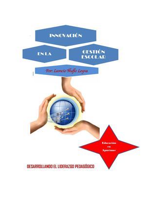 Innovacion En La Gestion Escolar