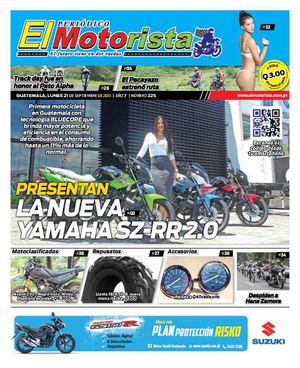 Periódico El Motorista 21 de Septiembre del Año 2015