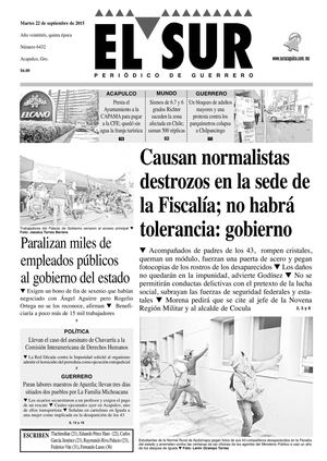 El Sur Martes 22092015