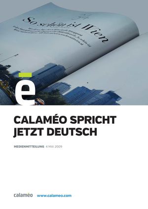 Online-Publikationsdienst Calaméo spricht jetzt Deutsch und bringt YouTube Video-Embedding - Press Release - Calaméo