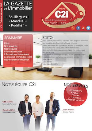 Maquette Gazette C2i Bouillargues 1