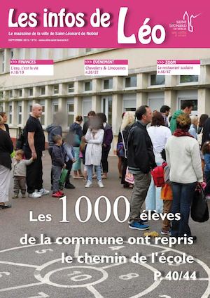 Les infos de Léo - magazine septembre 2015