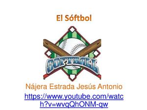 El Sóftbol