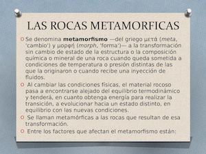 Petrologia Metamorfica