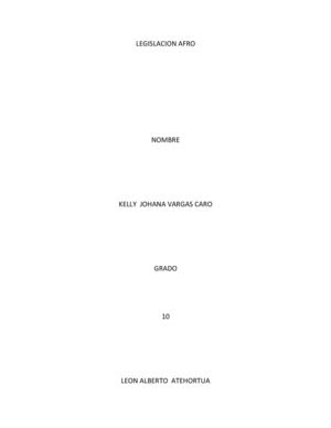Legislacion Afro Kelly