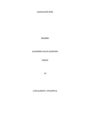 Legislacion Afro Aleja