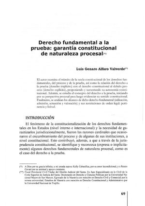 DERECHO CIVIL I - MEDIOS PROBATORIOS