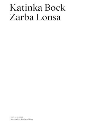 Katinka Bock / ZARBA LONSA