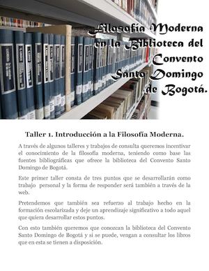 Taller 1 de filosofía moderna