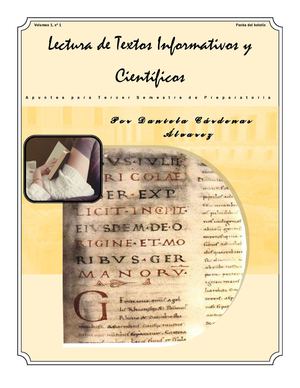 Revista Lectura De Textos Informativos Y Científicos