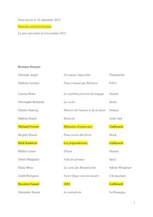 Dossier de presse - Boualem SANSAL