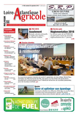 Loire-Atlantique Agricole du 24 septembre 2015 n°406