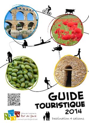 Guide Touristique de l'Office de tourisme du Pont du Gard édition 2014
