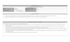 LCE102M FILOSOFIA DE LA EDUCACION