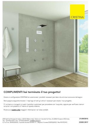 Cristina Rubinetterie Configurator 20150921014759758817