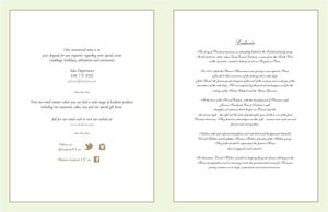 La Duree Menu