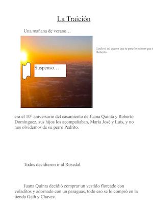 Santi Melanie La Traición