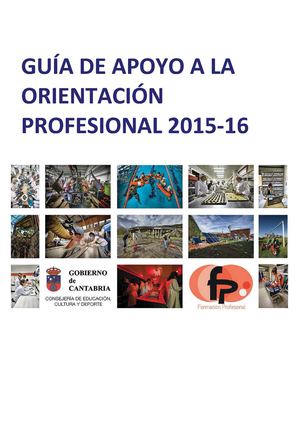 Guia Apoyo A La Orientación Profesional 2015 16