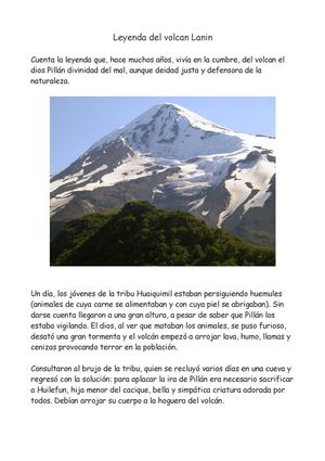 Leyenda Del Volcan Lanin