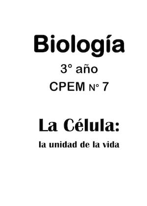 Biologia 3 Cpem 7