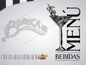 Menu Bebidas Ipad Horizontal