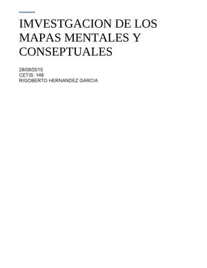 Mapas Mentales Y Conseptuales