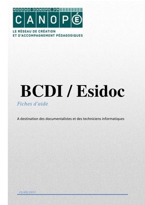 Bcdi Fiches Aide Et Sommaire